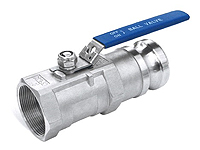 Stainless Steel Quick Connector Ball Valves (1 Piece) (BVS)